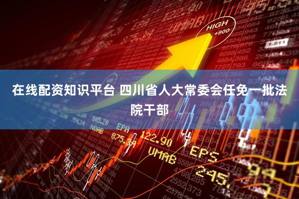 在线配资知识平台 四川省人大常委会任免一批法院干部